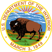 Official seal of the US Dept. of the Interior