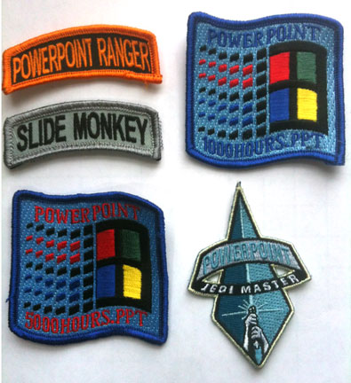 PowerPoint patches of honor