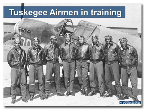 Tuskegee Airmen slide: after