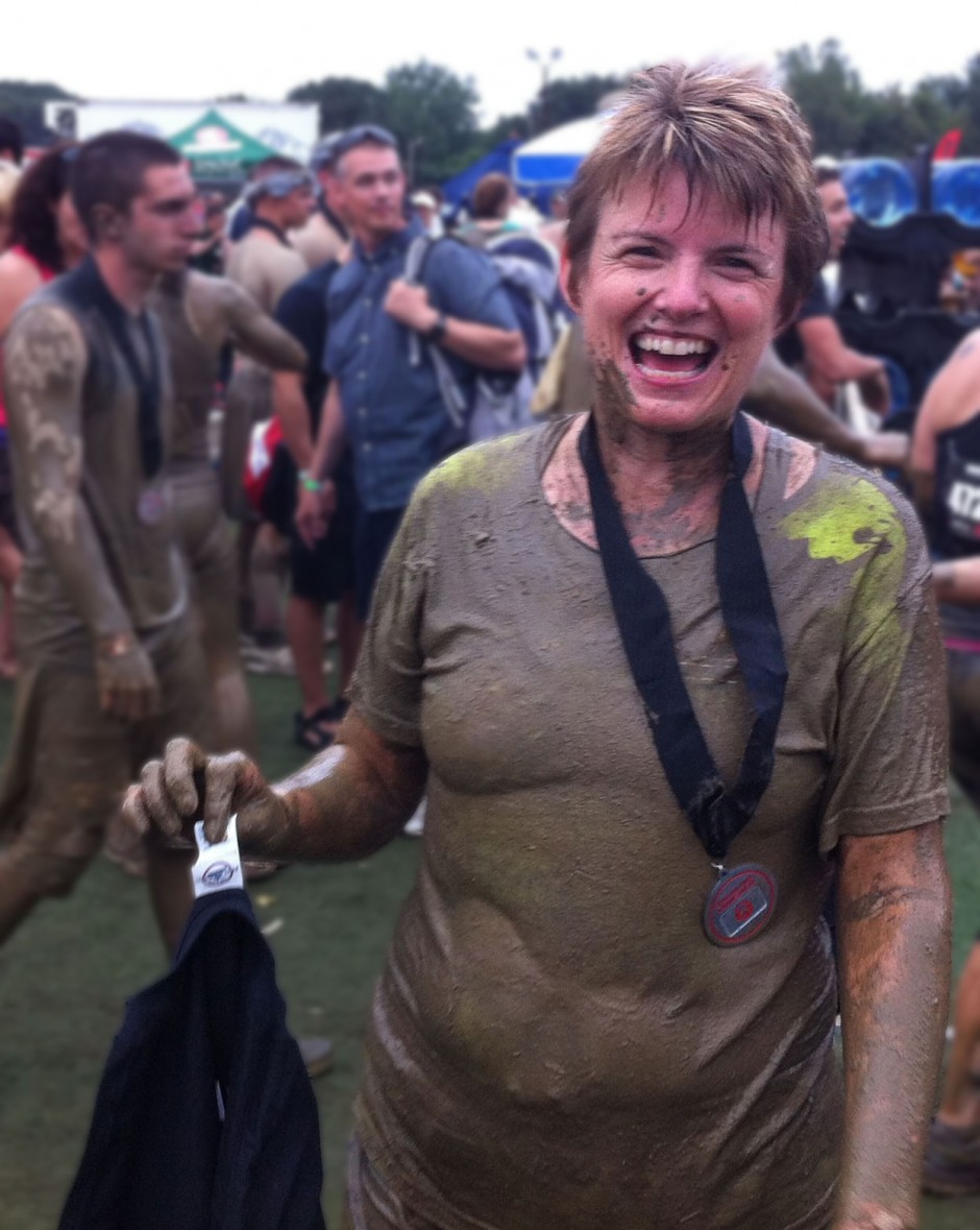 Laura after the Spartan Sprint
