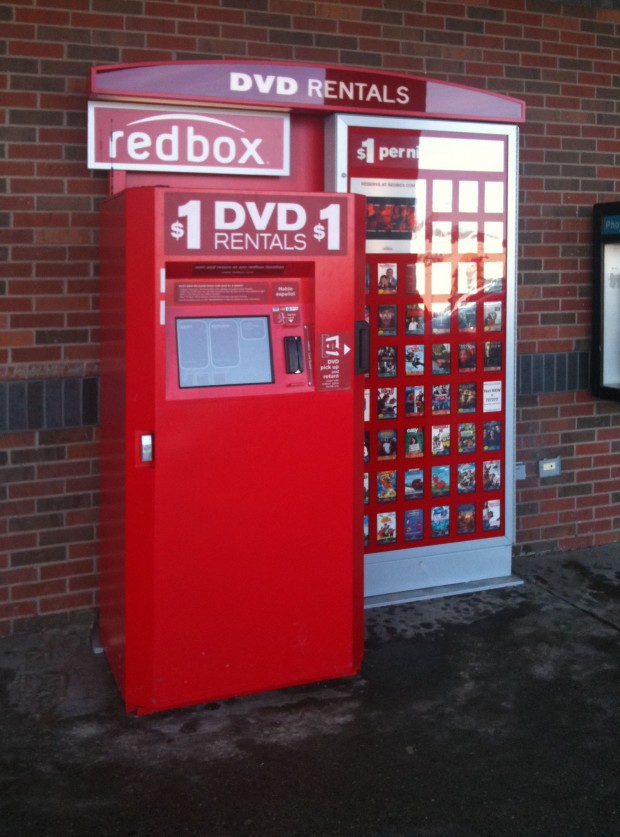 Redbox at grocery store