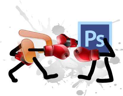 PowerPoint vs. Photoshop