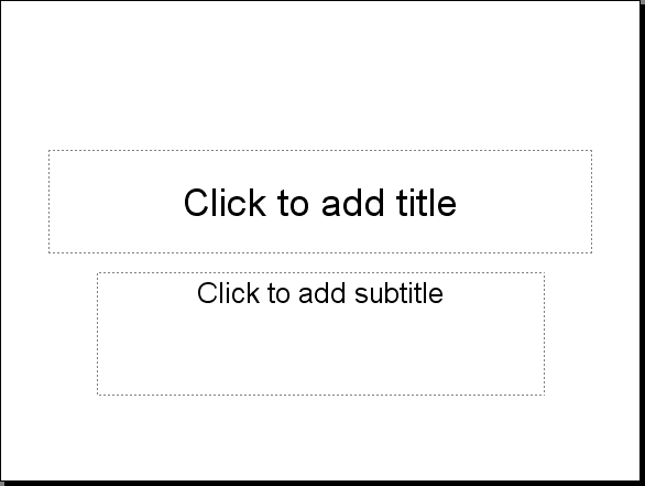 Generic PowerPoint title slide