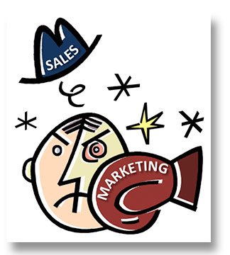 Marketing vs. Sales image