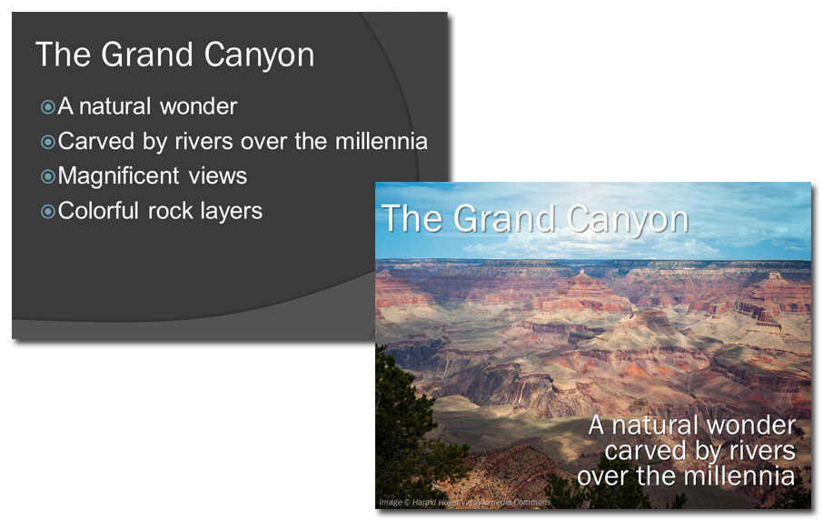 Grand Canyon slides