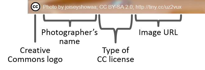 Explanation of CC attribution