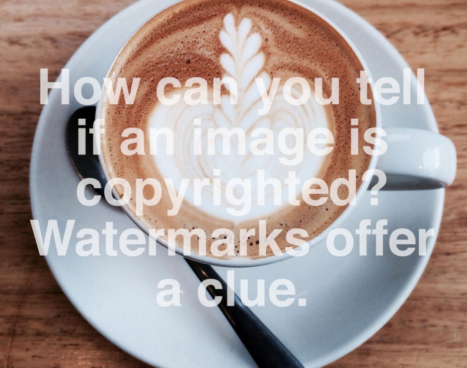 Watermarked coffee