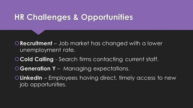 HR challenges slide, before