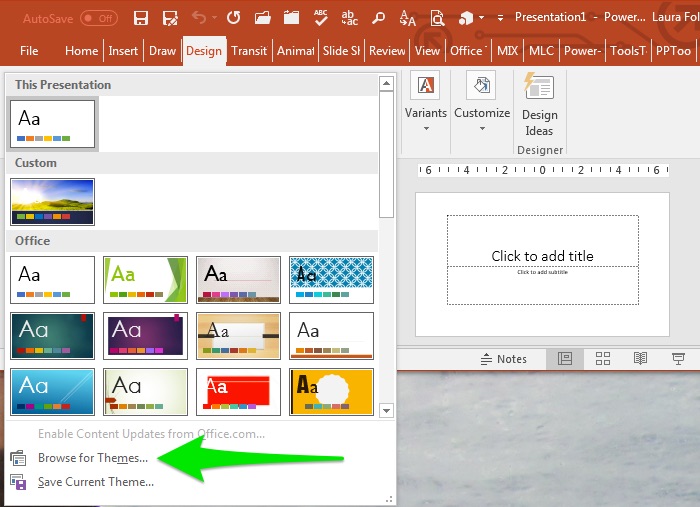 PowerPoint templates and Office themes explained | Laura M. Foley Design