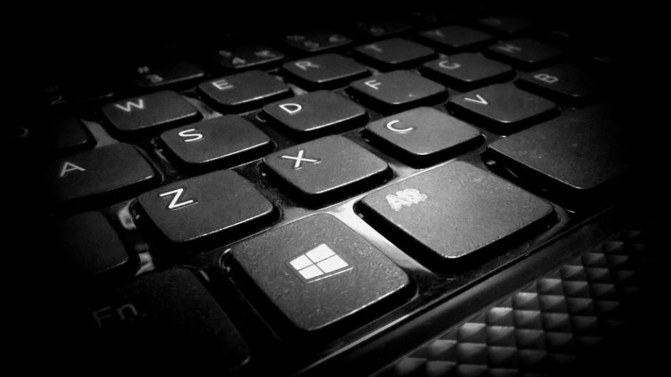 PC keyboard B&W