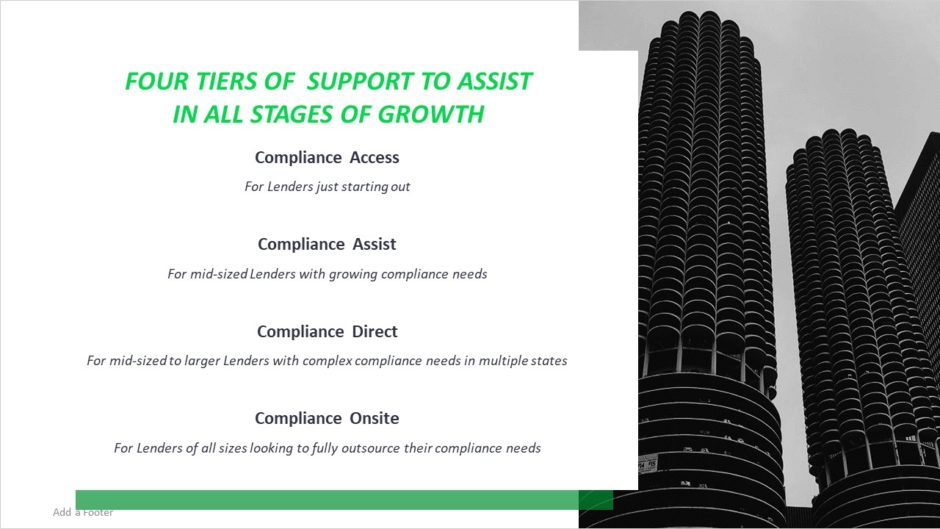 Before: Slide showing 4 tiers of support with black and white photo