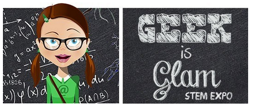 Geek is Glam STEM Expo logo